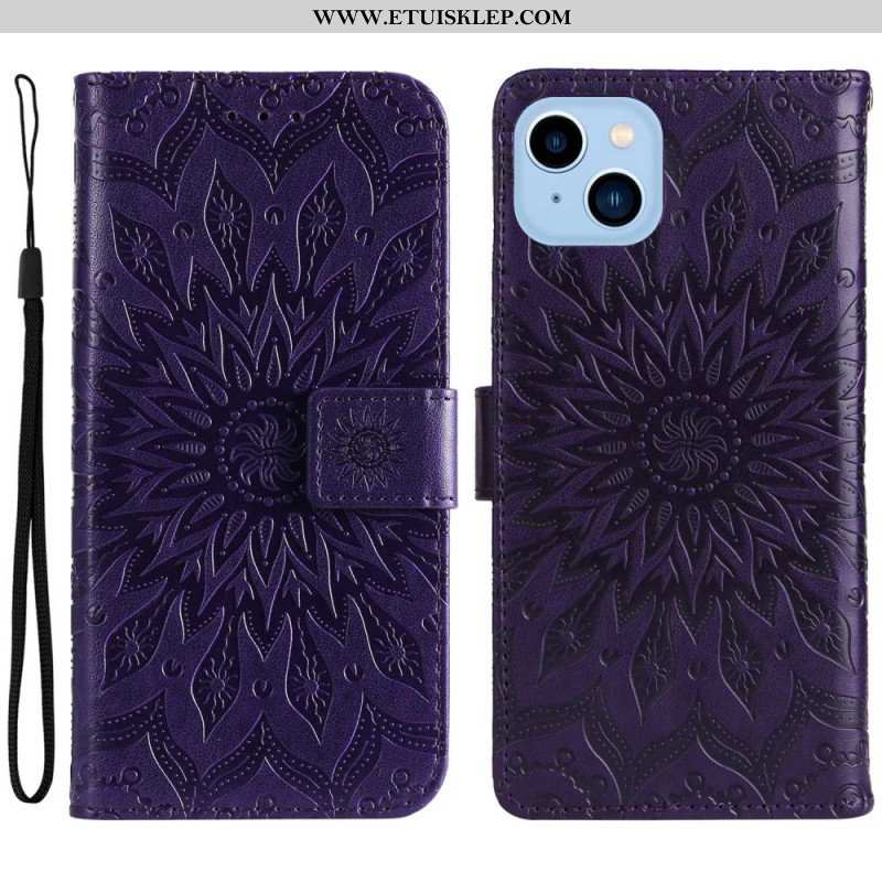 Etui Folio do iPhone 14 Plus Słonecznik